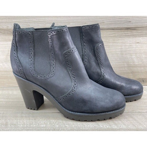 SPERRY Shoes - Sperry Top-Sider Ankle Boots Shoes Womens Size 11M Black-Slip on